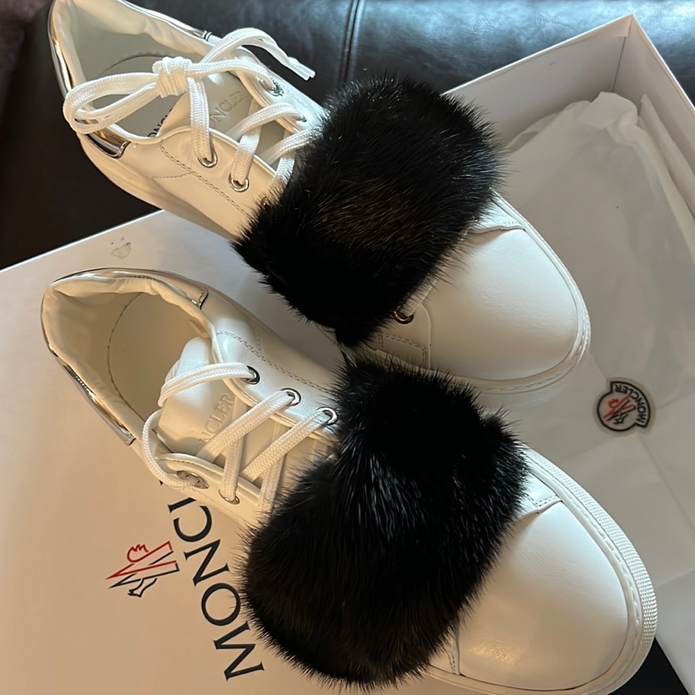 Moncler women fashion sneakers EUR 40 US 10. New and Authentic
